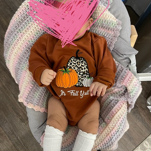 Set of Three Cozy Fall Bodysuits - Picture 4 of 4